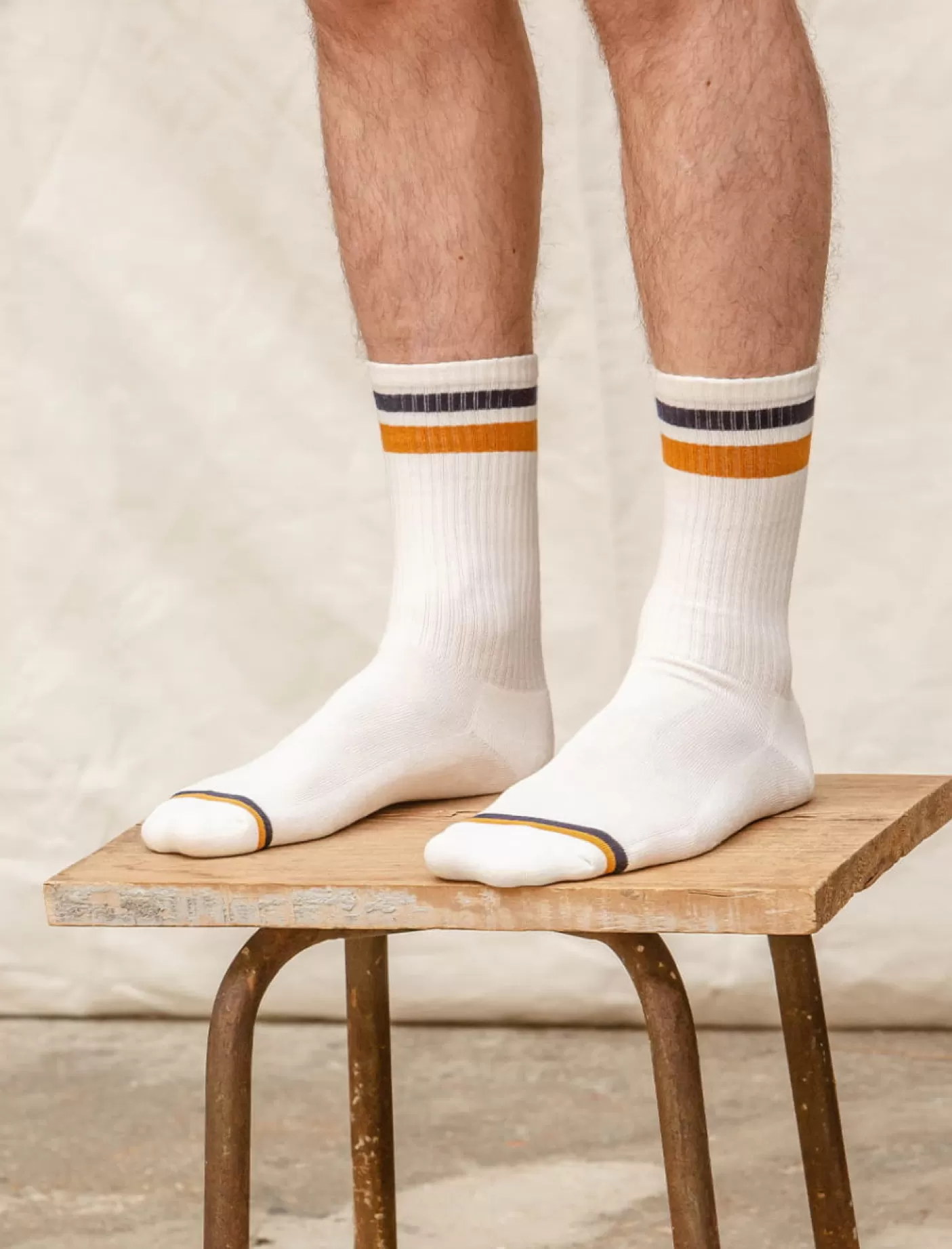 Men Pied de Biche Socks<Ribbed Sport Socks